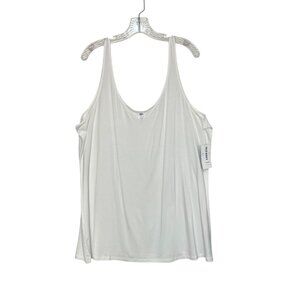 Old Navy Reversible Tank Top Womens 3X White New